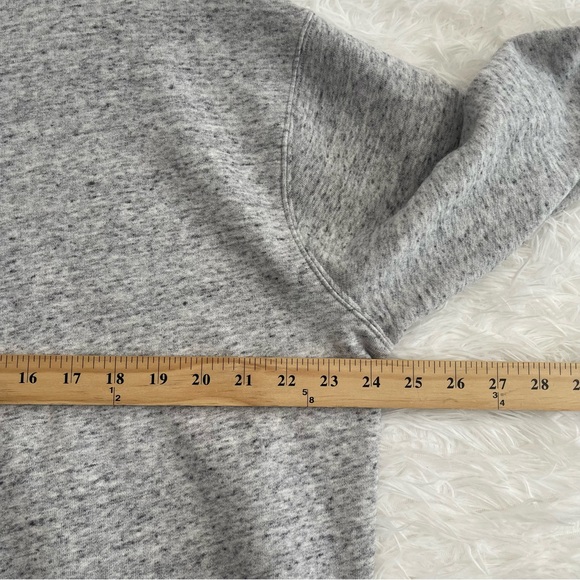 Abercrombie & Fitch Gray Cotton Pullover Sweatshirt Women’s Large - Picture 6 of 8